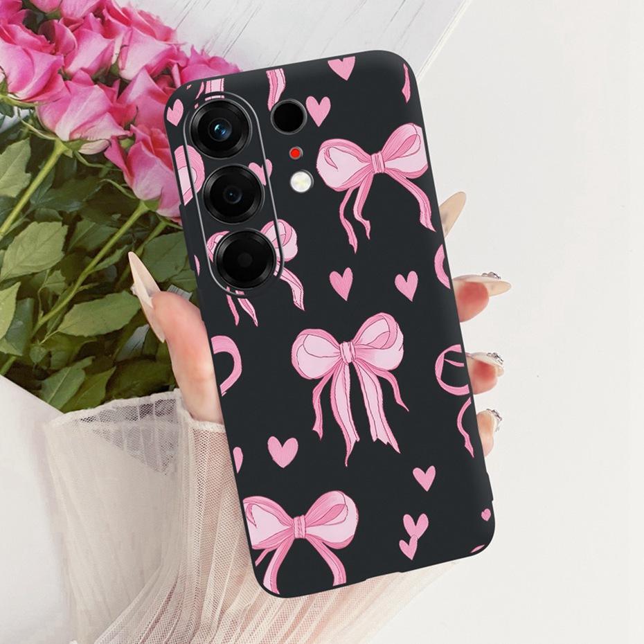 Модный Чехол для Телефона с Буквой Для Tecno Camon 50 4G Задняя Крышка Для Tecno Camon50 4G CN5 Мягкие Черные Силиконовые Чехлы