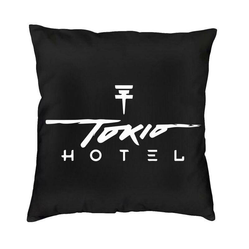 Музыкальная рок-группа Tokio Hotel Наволочка 45x45 Декор для дома Печать Наволочка для диванной подушки Двусторонняя