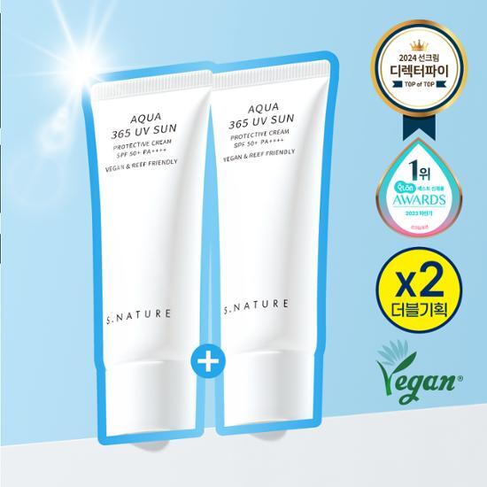 S-Nature Aqua 365 UV солнцезащитный крем 40 мл двойной план