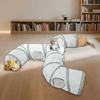 Extended Pet Play Tunnel Three-Way Cat Hiding Cave Funny Cat Hideaway  Playtime