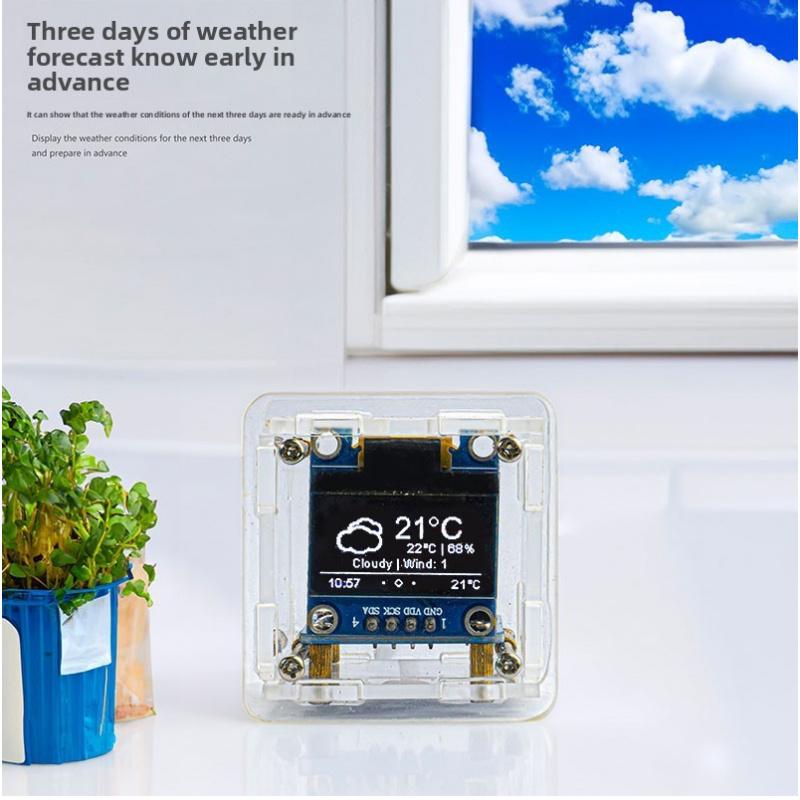ESP8266 WiFi IoT Плата Погодные Часы Комплект Для Умного Дома