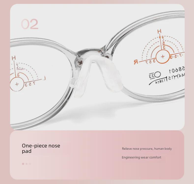 Самые продаваемые детские профессиональные очки с силиконовыми носоупорами, сверхлегкая прозрачная серая оправа для мужчин и женщин
