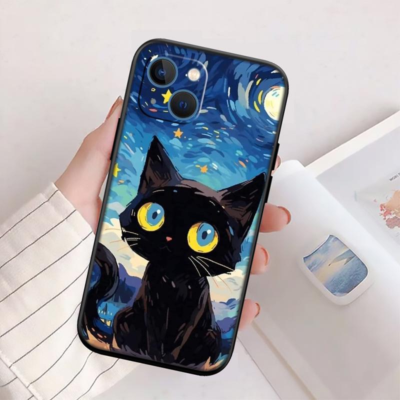 RP15 Cat Kitten Meow Shell Phone Case for Samsung Galaxy Note 10 20 S23 S24 S25 Ultra FE Plus Edge Lite A02S A35 A07 A17