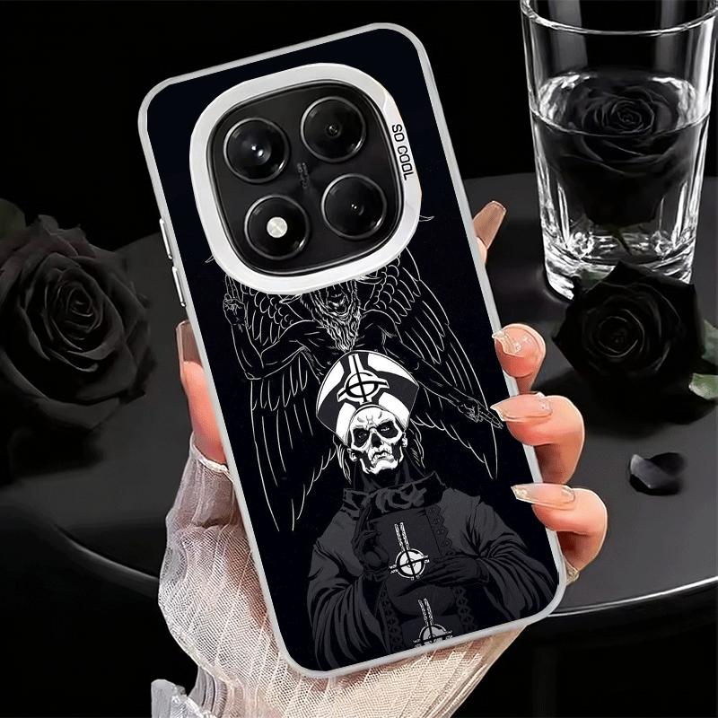 Ghost Papa Emeritus Shockproof Phone Case for Xiaomi Redmi Note 15 14 13 12 Pro Plus 11 11S 11T 5G Cover Anti Fall Fundas