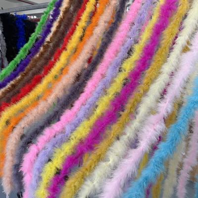 DIY Многоцветный шарф-боа из перьев марабу 2 ярда, поделка из перьев индейки для декора свадебного платья, DIY перья, аксессуары для костюмированной вечеринки