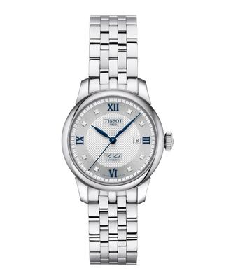Женские автоматические часы Tissot Le Locle с браслетом и серебристым циферблатом [Официальный импорт] T0062071103601