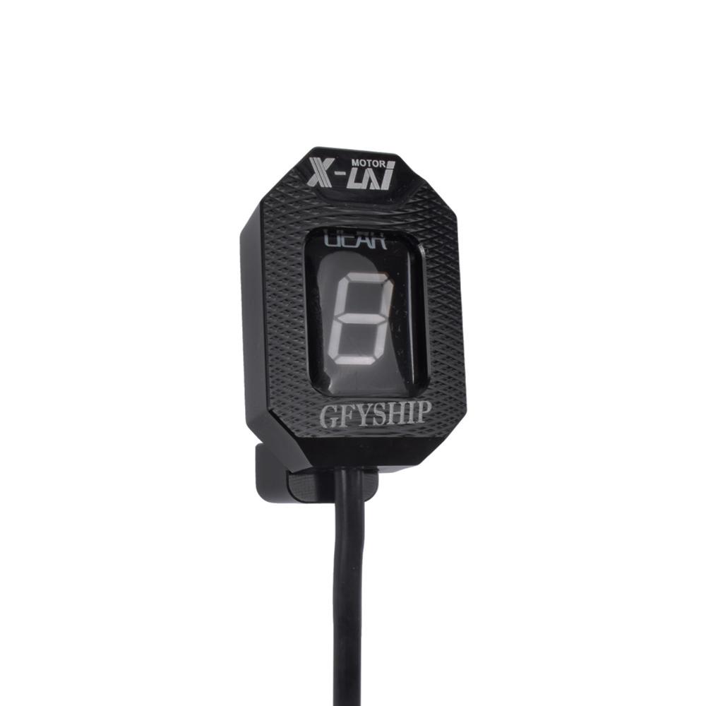 For Suzuki XF650 Freewind 1997 to 2004 For Quadzilla XLC500 All Years Motorcycle Gear Indicator 1-6 Digital Gear Meter