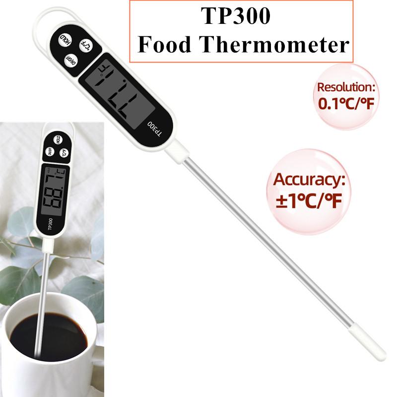 1PCS Food Thermometer TP300 Digital Kitchen Thermometer for Meat Cooking Food Probe BBQ Electronic Oven Kitchen Tools Portable