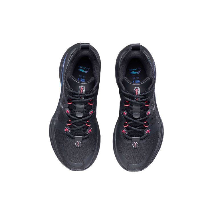 Кроссовки женские Li Ning Wu Shi 5S 1.0 с нескользящей подошвой и износостойкостью, черные ARSR032-1