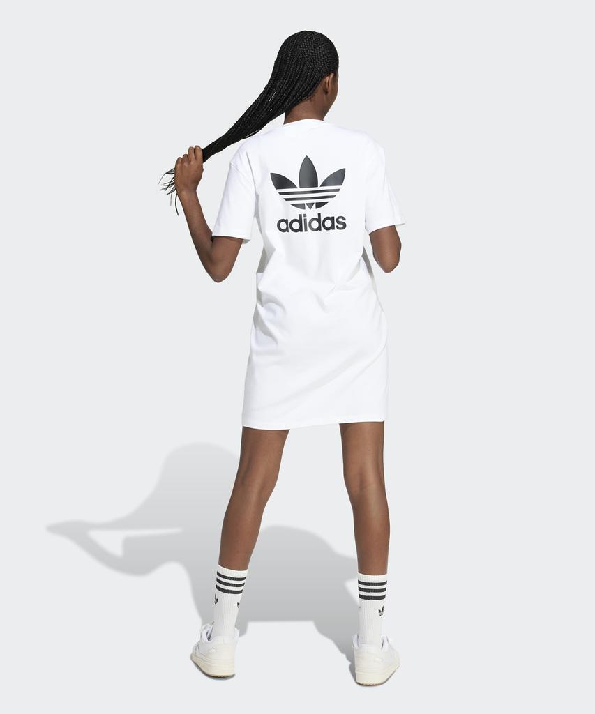 adidas Платье с трилистником - Белый / In8459