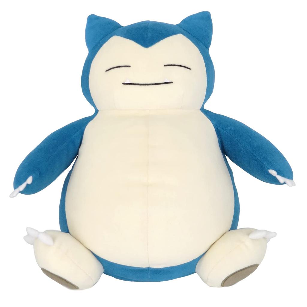 Sanei Boeki Pokemon Fluffy Cushion Snorlax W31 X D27 X H35cm Stuffed Animal Goods Pokemon PZ04