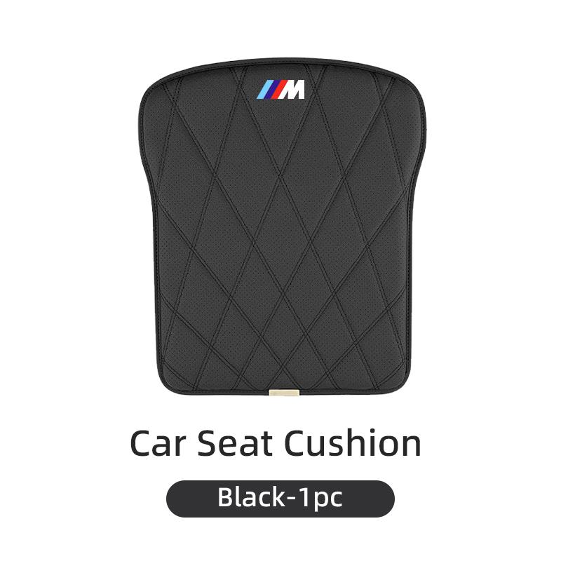LMHKH1 2026 Car Sticker Leather Car Seat Cover Car Front Seat Cushion Anti Slip Auto Chair Protector Cover For BMW E46 E90 E60 F30 F10