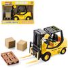 Industrial Forklift Inertia Engineering Vehicle Forklift Children's Toy Crane Crane Model Toy Flatbed Trailer