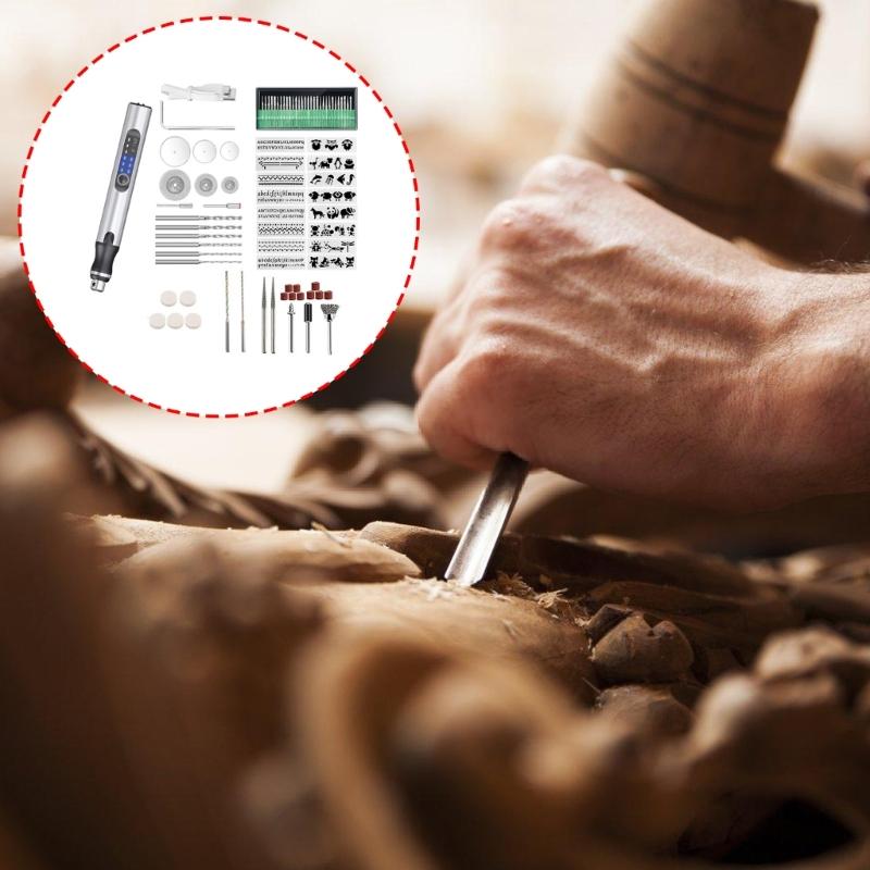 Ротационный гравировальный инструмент-ручка с 3 скоростями, эргономичный дизайн, для изготовления ювелирных изделий, DIY-проектов и художественных работ