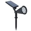 Waterproof 2pcs 7LED Solar Lawn Lights Spotlights Outdoor Garden Yard Landscape Spike Light
