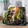 Wolf Throw Blanket Kids Game Sofa Blanket Adults and Children Blanket Blanket for Bed Picnic Blanket Blankets for Beds
