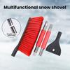 2 In 1 Snow Scraper with Large Brush Head Extendable Ice Scraper Snow Brush Portable Auto Scraper Snow Brush