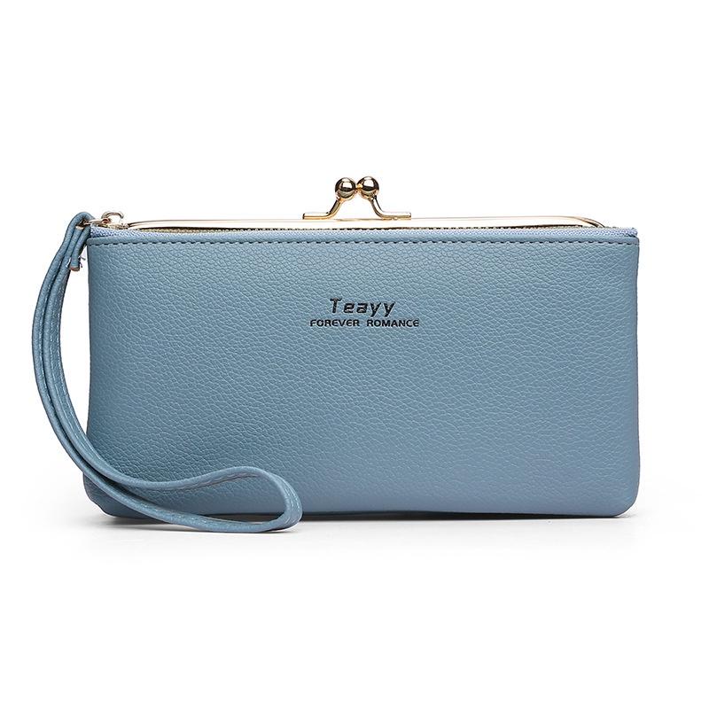 IELGY Женский кошелек для монет в стиле ретро, ​​длинный модный темперамент, мягкая кожа