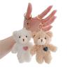 [AirAkl] Pair of Bear Plush Keychains, 2-Piece Set, Couple Keychains, Fluffy Bear Keyrings, Toys, Kids, Christmas, Birthday Gifts