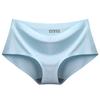 Women Panties Seamless Mid Waist High Elasticity Solid Color Anti-septic Soft Breathable Quick Dry Ice SIlk Comfortable No Constraint Lady Underpants