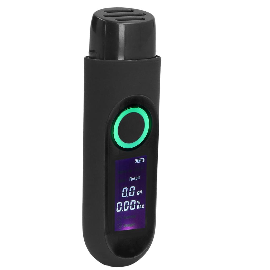 Alcohol Tester LCD 3 Color Display USB Charging Blowing Contactless Testing Alcohol Tester for