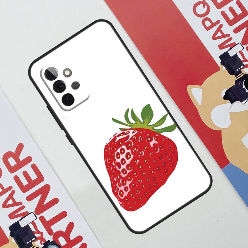 Чехол для клубники для Samsung Galaxy A06 A16 A36 A56 A55 A35 A33 A53 A13 A23 A17 A54 A34 A14 A52 A32 A15