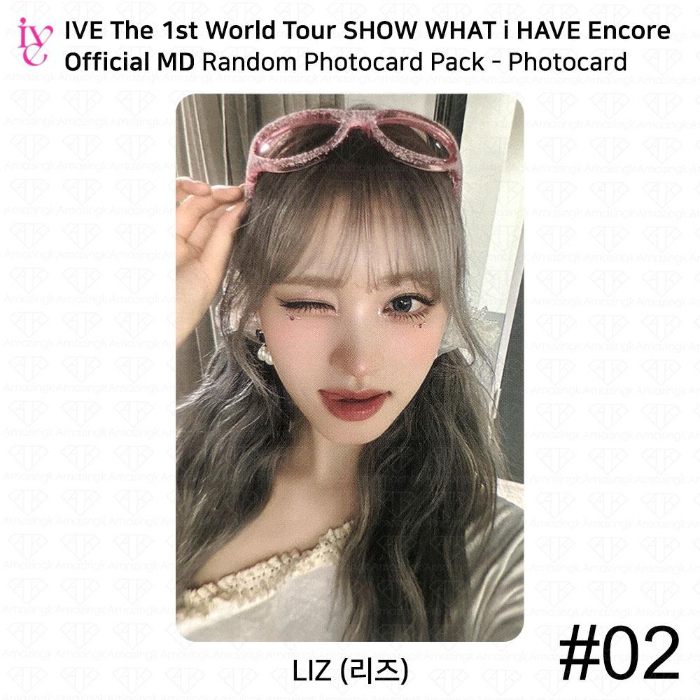 IVE Первый мировой тур SHOW WHAT I HAVE Encore MD Случайный набор фотокарточек