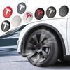 4 шт. 56/60 мм Наклейки на центральные колпачки колес автомобиля Автомобильные запасные аксессуарыДля Model 3 Model Y Model S Model X Highland