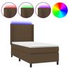 VidaXL Slatted Bed Base with Mattress and LED, Upholstered Bed, Single Bed, Adult Bed for Interior Bedroom, 3138456