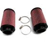 Пара воздушных фильтров Пара фильтров Стоковые карбюраторы 26 мм KN для Yamaha Banshee YFZ 350 Стиль K&N