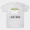 Футболка женская I Love Matcha Matcha Tea Harajuku Print Kawaii футболка летняя женская футболка с коротким рукавом топ футболка