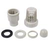 PPH Ball Check Bottom Valve with Strainer Basket