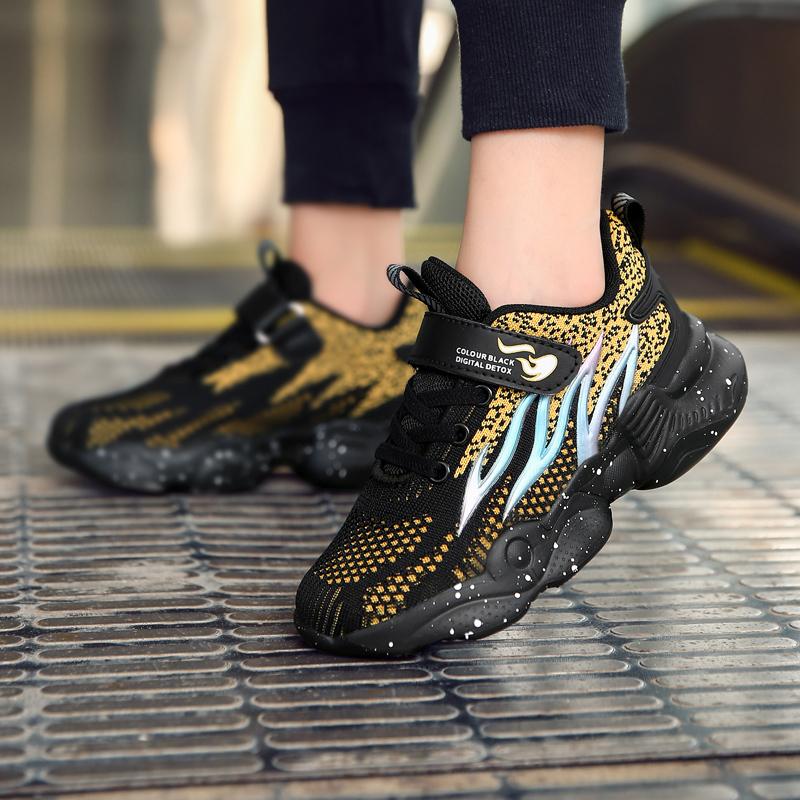 Children's Shoes Casual Shoes Parent-Child Shoes Trend Shoes Children's Trend All-Match Casual Fashion Rotating Button Shoes Basketball shoes