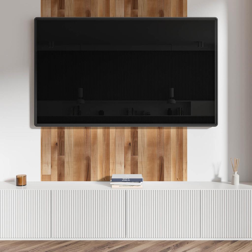 Winylowy Dekor Ścienny Samoprzylepny Do Wnętrz 120X60 Cm Naturalny Wzór Drewna
