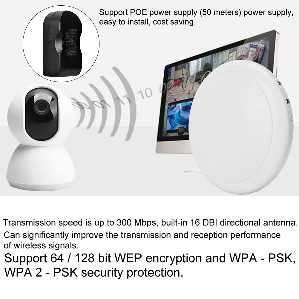 1-парный мостовой беспроводной усилитель сигнала сети CPE 5.8G