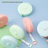 Mini Leather Tape Measure: Soft, Multifunctional, Cute, Three Sizes for Waist and Chest Circumference, Tailor's Cloth Ruler.