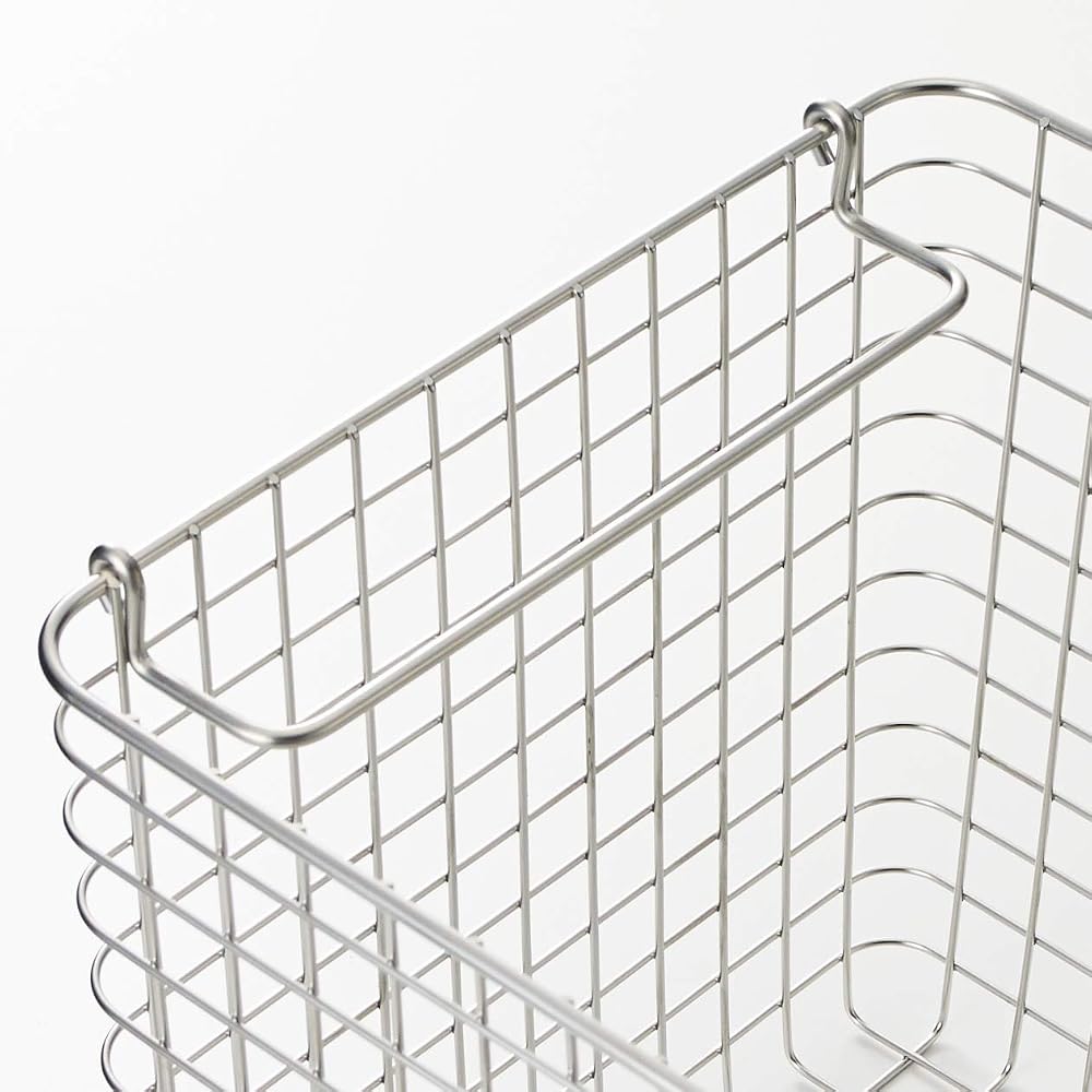 Корзина из нержавеющей стали MUJI 5, прибл.. Ш37 x Г26 x В24 см, 44831502 (баскетбол)