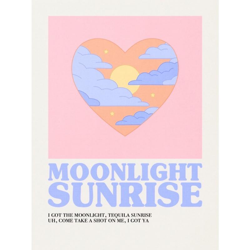 Kpop Music Album Cartoon Poster Print Twice Korean Girl Group Canvas Painting Wall Art Picture for Kawaii Room Home Decor