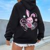 2025 Hip Hop Street Casual Printed Female Hoodies Fashion Hoodie Oversize Loose New Sweatshirts Autumn Warm Fleece Clothing
