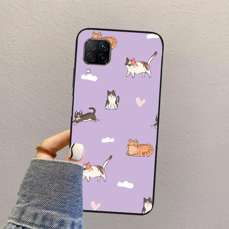 Смешной коллаж с котами для Huawei Nova 12s 12i 11i 8i 7i Y73 Y70 Y90 Y60 Y72 Y61 Y91 9 10 SE P30 Pro P40 Lite Чехол