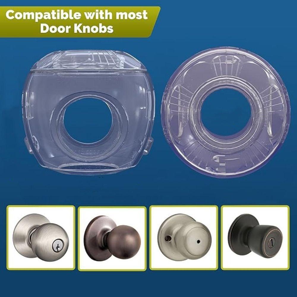 Hard-to-Remove Design Hard-to-Remove Door Handle Covers Baby Proof Door Knob Locks For Toddlers