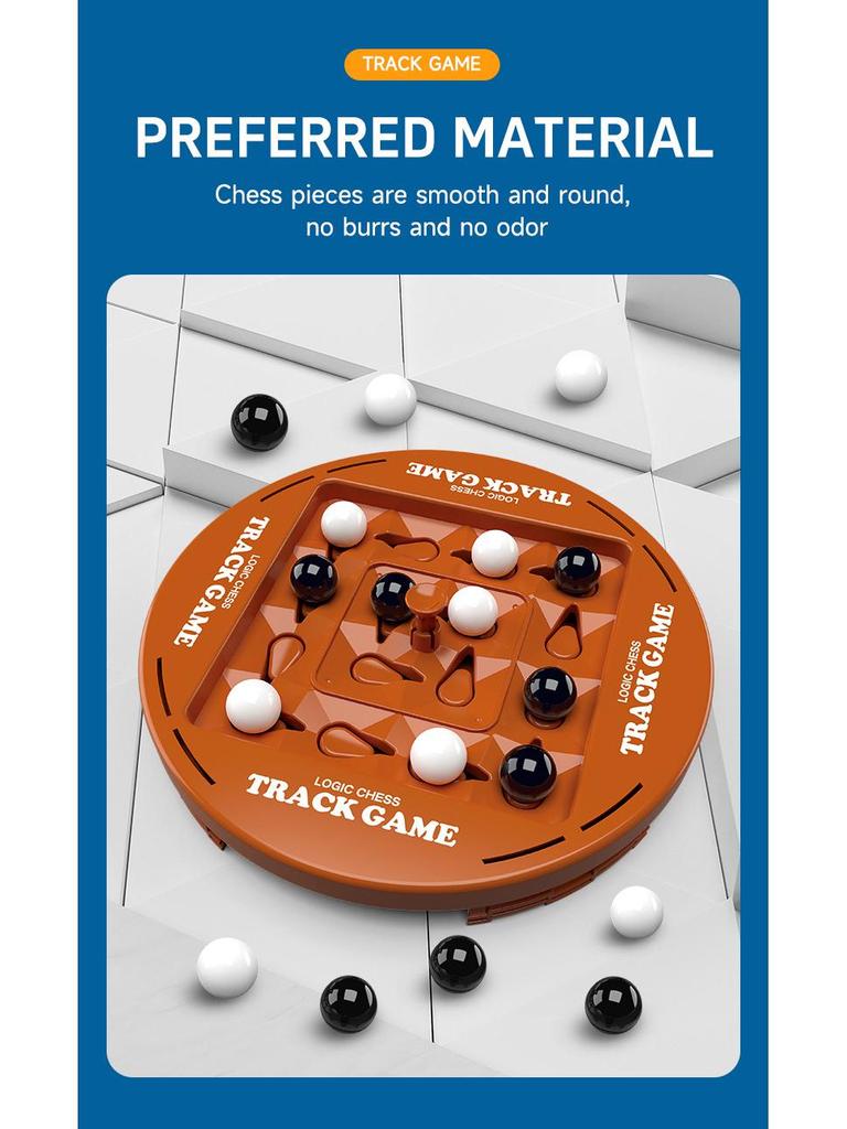 Cross-border Logic Chess: Two-Player Strategy and Thinking Puzzle for Kids and Parents
