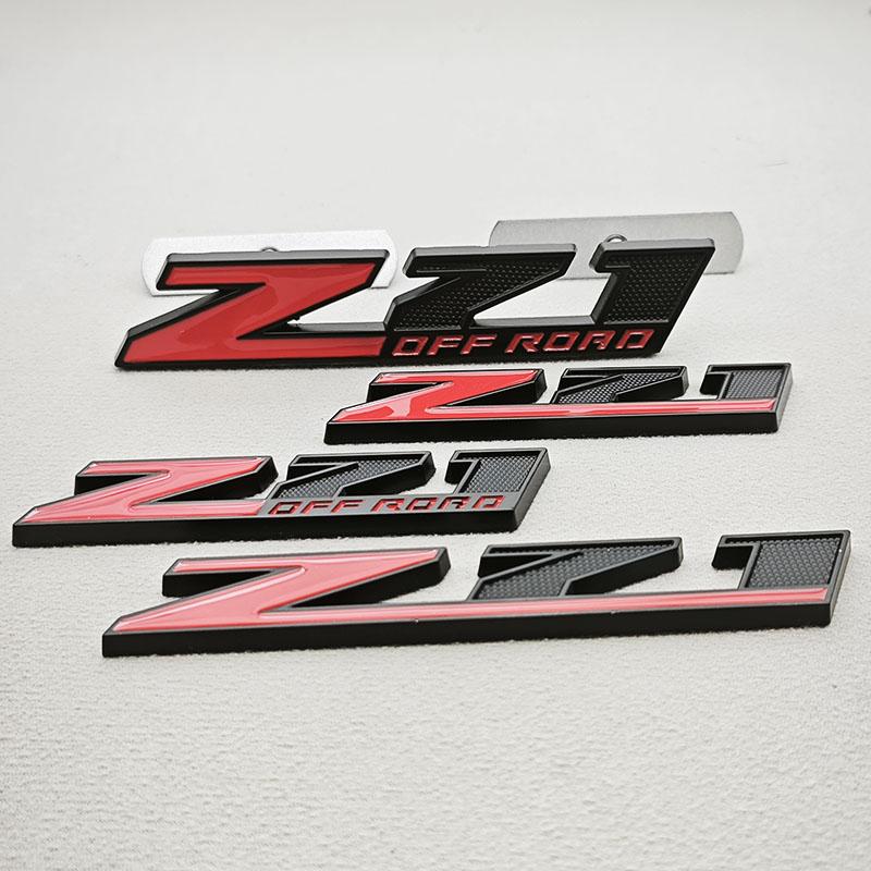 3D Metal Car Styling Logo Z71 Z71 OFF ROAD Badge Emlem Sticker For Chevrolet Tahoe Colorado Cheyenne Chevy Silverado Accessories