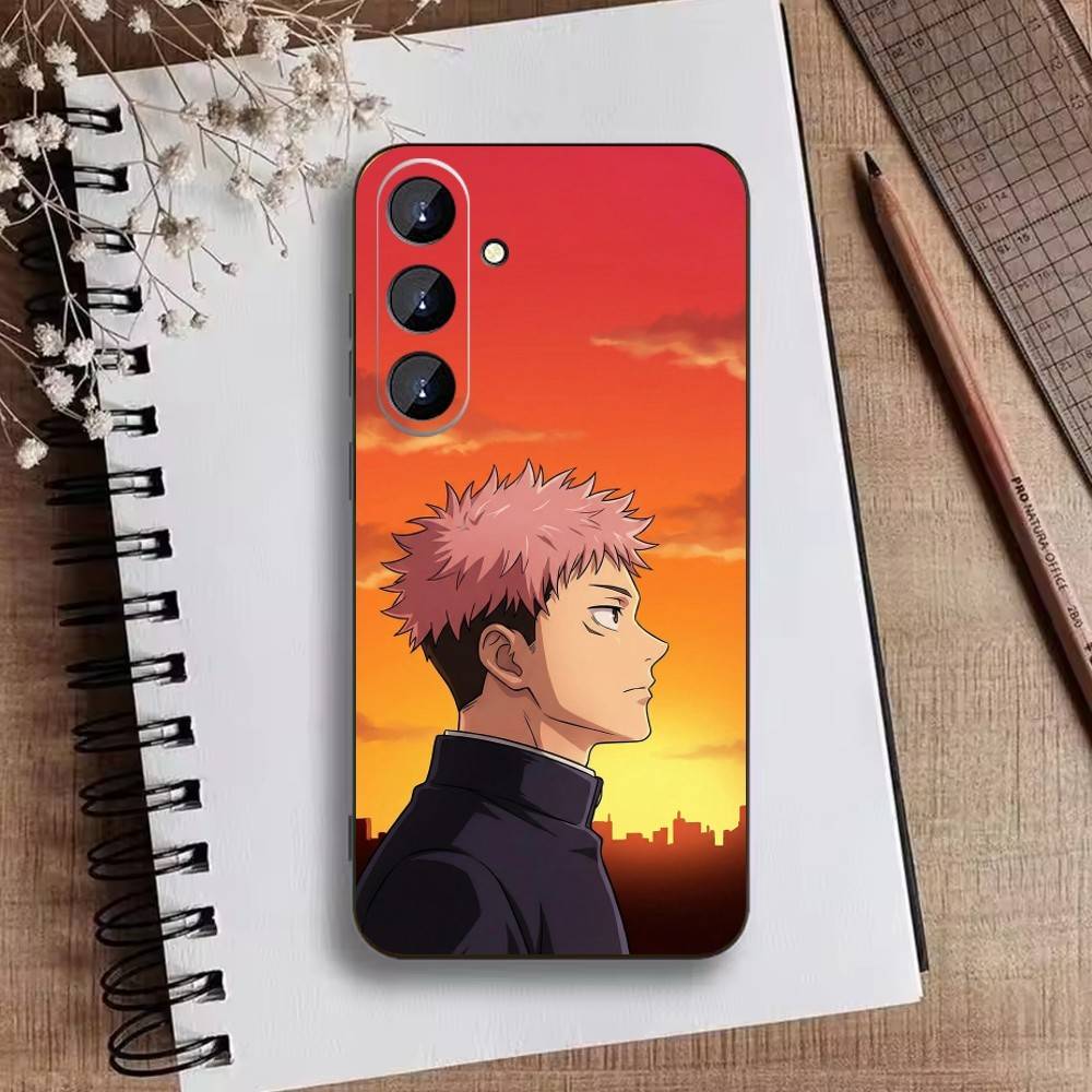 Jujut-su I-Ichiji S-Kaisen Phone Case For Samsung Galaxy A73,21,22,32,71,53,52,51,80,5G Soft Black Cover