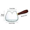 Transparent Glass Sharing Tea Cup Chinese Style Loose Leaf Tea Maker Milk Clear Tea Kettle  Office