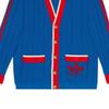 Gucci X Adidas Originals FW22 Свитер Мужской Синий 701468-XKCDW-4153
