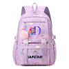 Anime 26 English Letters Printed Backpack Schoolbag for Teenager Student Girl Boy Bookbag Large Capacity Waterproof Travel Bag Gift Mochila