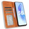 Stand Case for Honor 90 Lite 5G/X50i 5G Magnetic Shell Retro PU Leather Phone Wallet Flip Cover