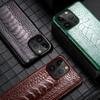 Чехол для телефона из натуральной кожи для iPhone 17 Air 16 15 11 12 13 14 Pro Max 16 Plus 16Pro 15Pro Роскошная задняя крышка