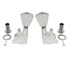Musiclily Pro Keystone Metal Style Tuners for Chrome Keystone Buttons 3+3 LP,